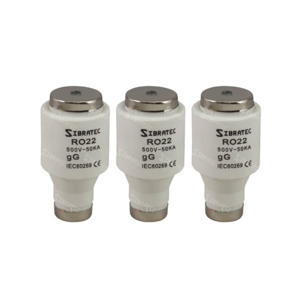 Kit Fusível Diazed 50ka 500v | Ro22 63a | 3 Pçs